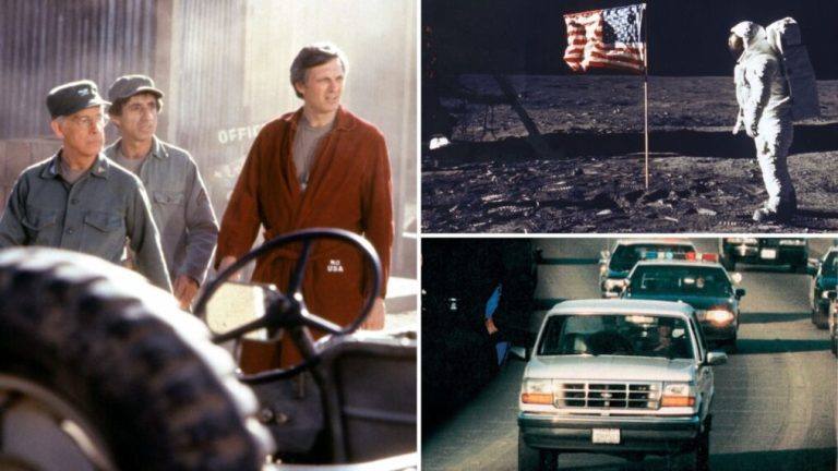 M*A*S*H finale Apollo 11 landing O.J. Simpson chase