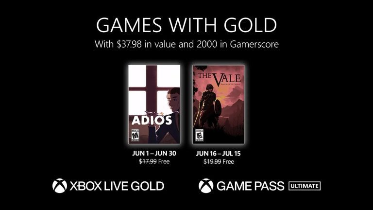 Annonce des jeux gratuits Xbox Live Gold pour juin 2023    
