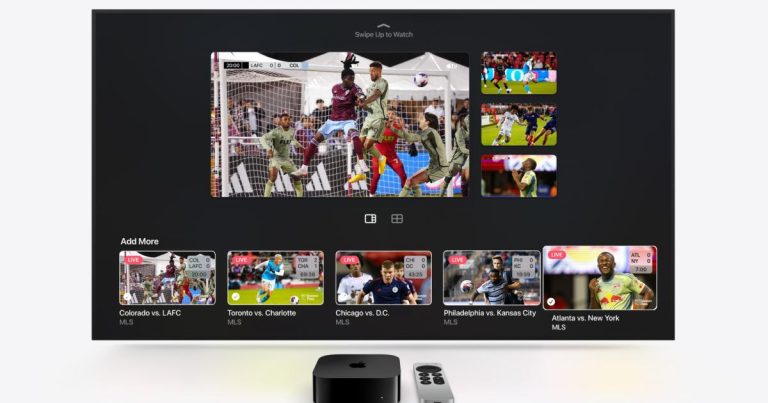 Apple TV ajoute le multiview pour les sports en direct