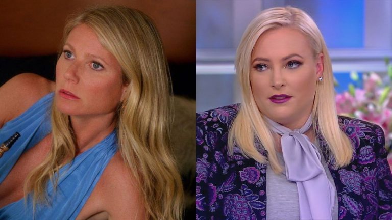 Gwyneth Paltrow in the Politician and Meghan McCain in The View