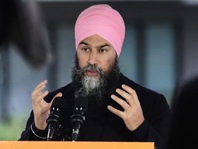 Le chef du NPD Jagmeet Singh