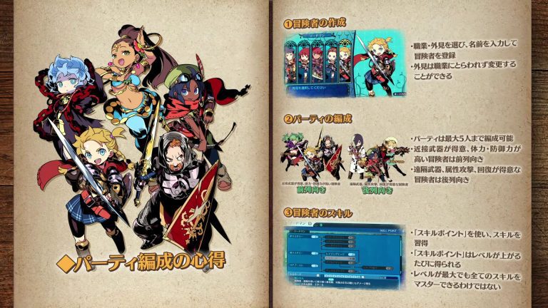 Bande-annonce "Guide de l'aventurier" d'Etrian Odyssey Origins Collection    
