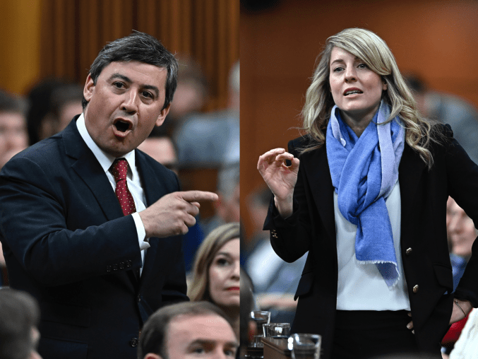 CAPTURÉ À LA CAMÉRA : le député Michael Chong grille Mélanie Joly