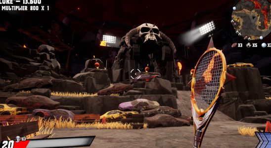 Ce jeu est comme Doom, mais avec une raquette de tennis et des hamburgers