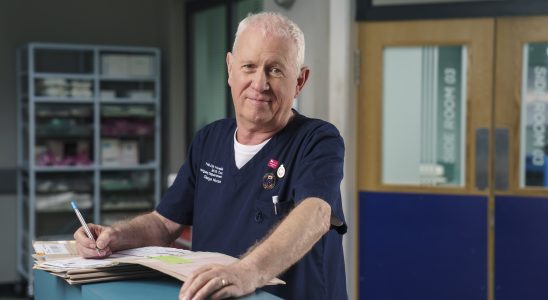 Derek Thompson as Charlie Fairhead in Casualty