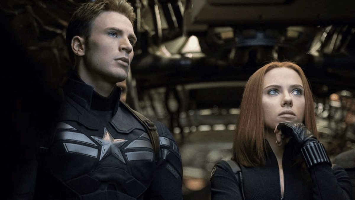 Nat and Steve in Captain America 2