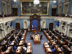 L'Assemblée nationale à Québec.