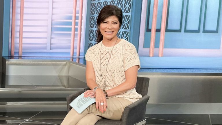 Julie Chen on stage for Big Brother