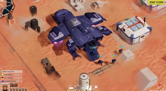 Découvrez le terrain destructible dans ce jeu de combat tactique sur Mars