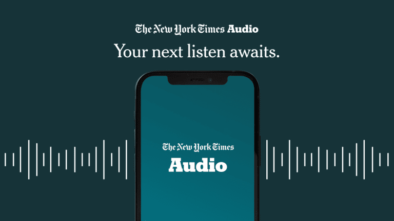 Des années après son acquisition d’Audm, le New York Times lance sa propre application audio