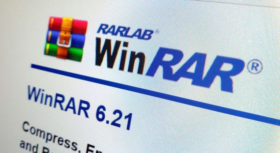 WinRAR logo on website