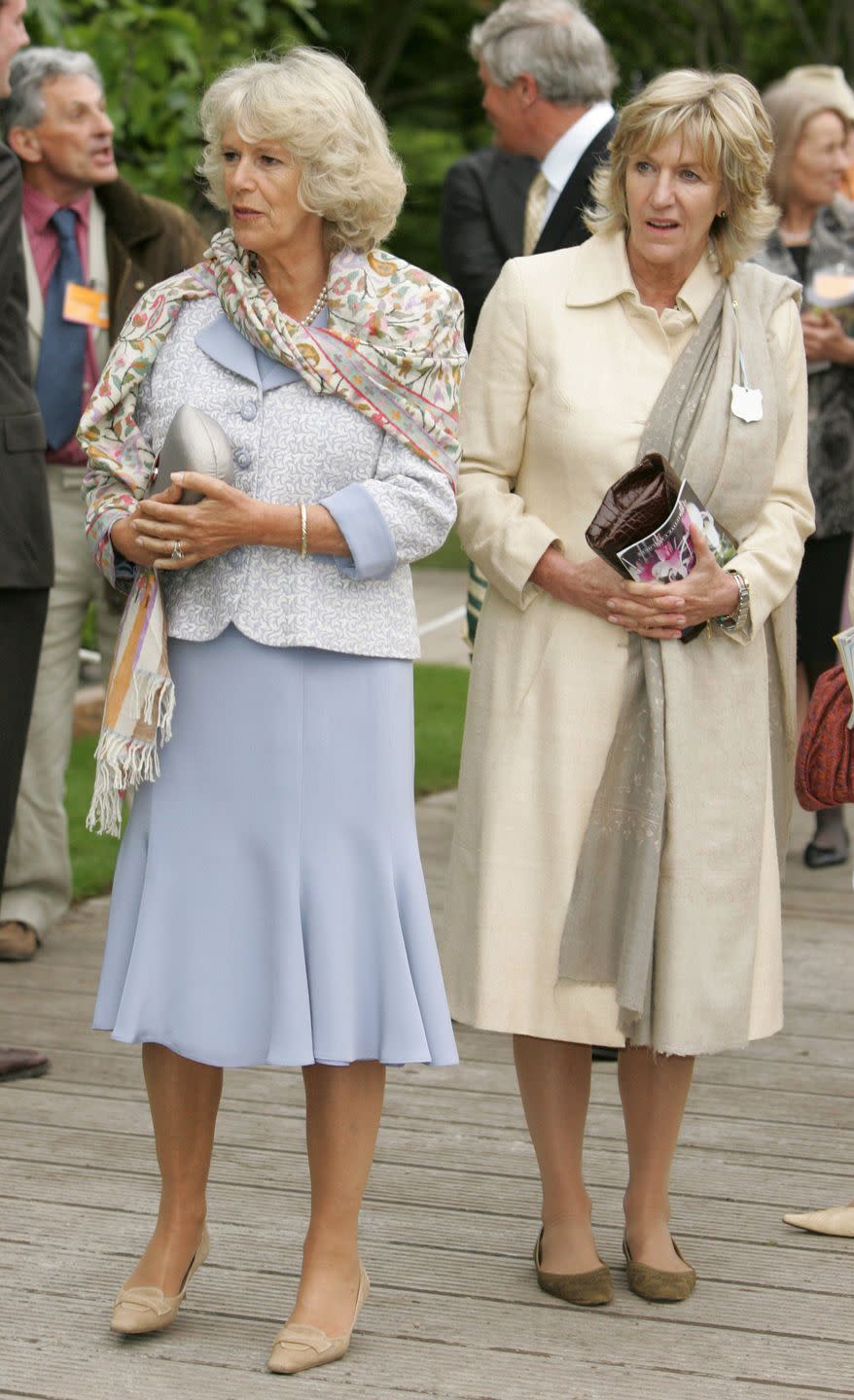 la duchesse de cornouailles lady annabel elliot assiste à l'exposition florale de chelsea 2007 photo de mark cuthbertuk press via getty images