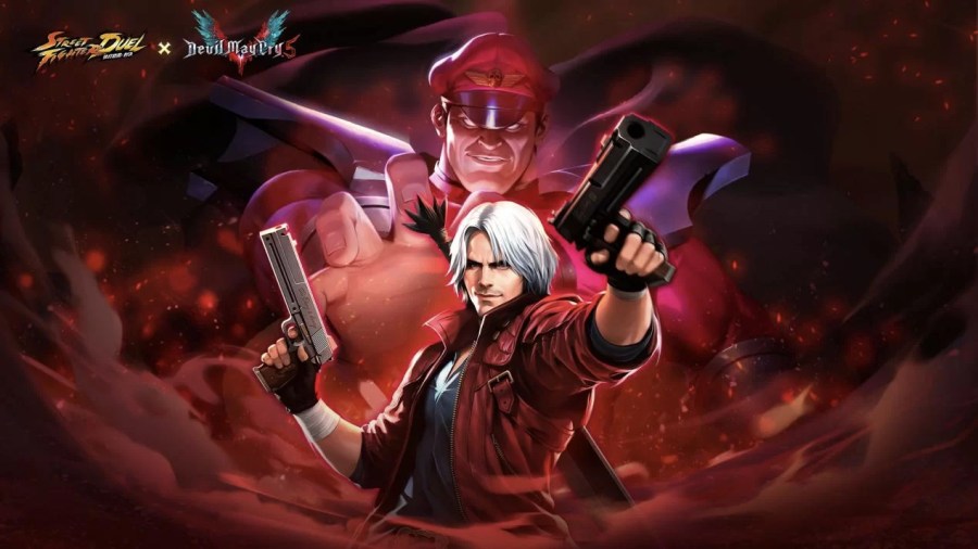 Street Fighter : Duel x Devil May Cry keyart