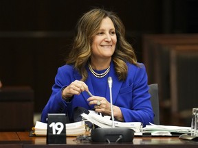 La ministre des Finances Chrystia Freeland au comité des finances