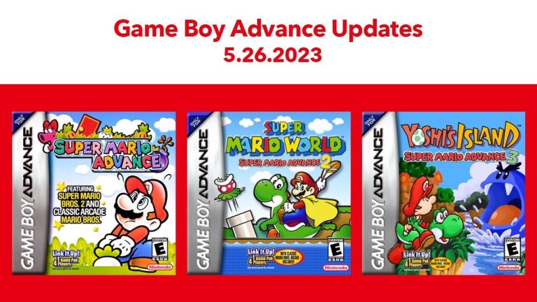 Game Boy Advance – Nintendo Switch Online ajoute Super Mario Advance, Super Mario World : Super Mario Advance 2 et Yoshi's Island : Super Mario Advance 3 le 25 mai    
