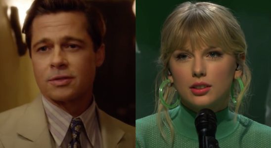 Brad Pitt Taylor Swift side by side