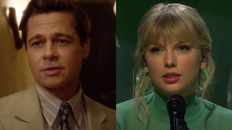 Brad Pitt Taylor Swift side by side