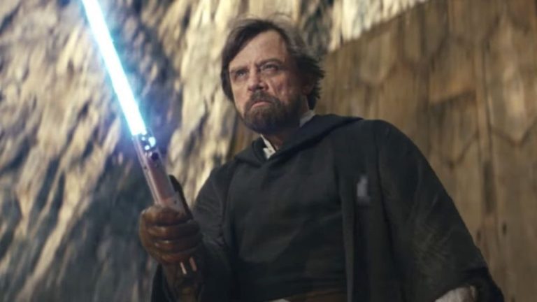 Luke Skywalker in Star Wars: The Last Jedi