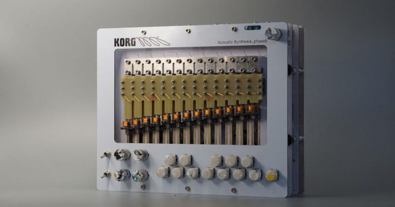 Korg Berlin présente un prototype de « synthétiseur acoustique »