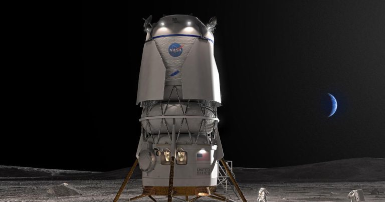 La NASA choisit Blue Origin pour construire le système d’atterrissage Artemis V Moon