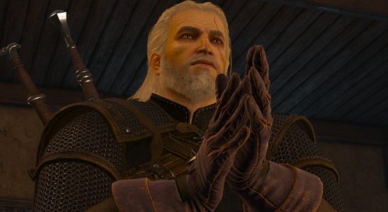 Geralt claps his hands