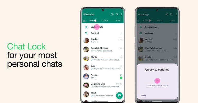 La nouvelle fonctionnalité de confidentialité de WhatsApp verrouille les chats sensibles et les masque des notifications