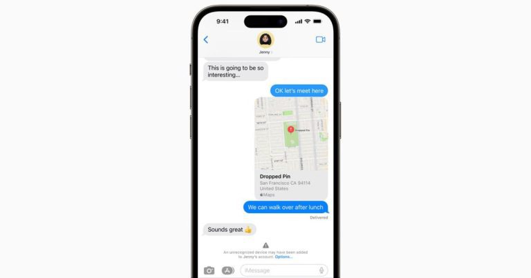 La vérification de la clé de contact iMessage pourrait arriver avec iOS 16.6