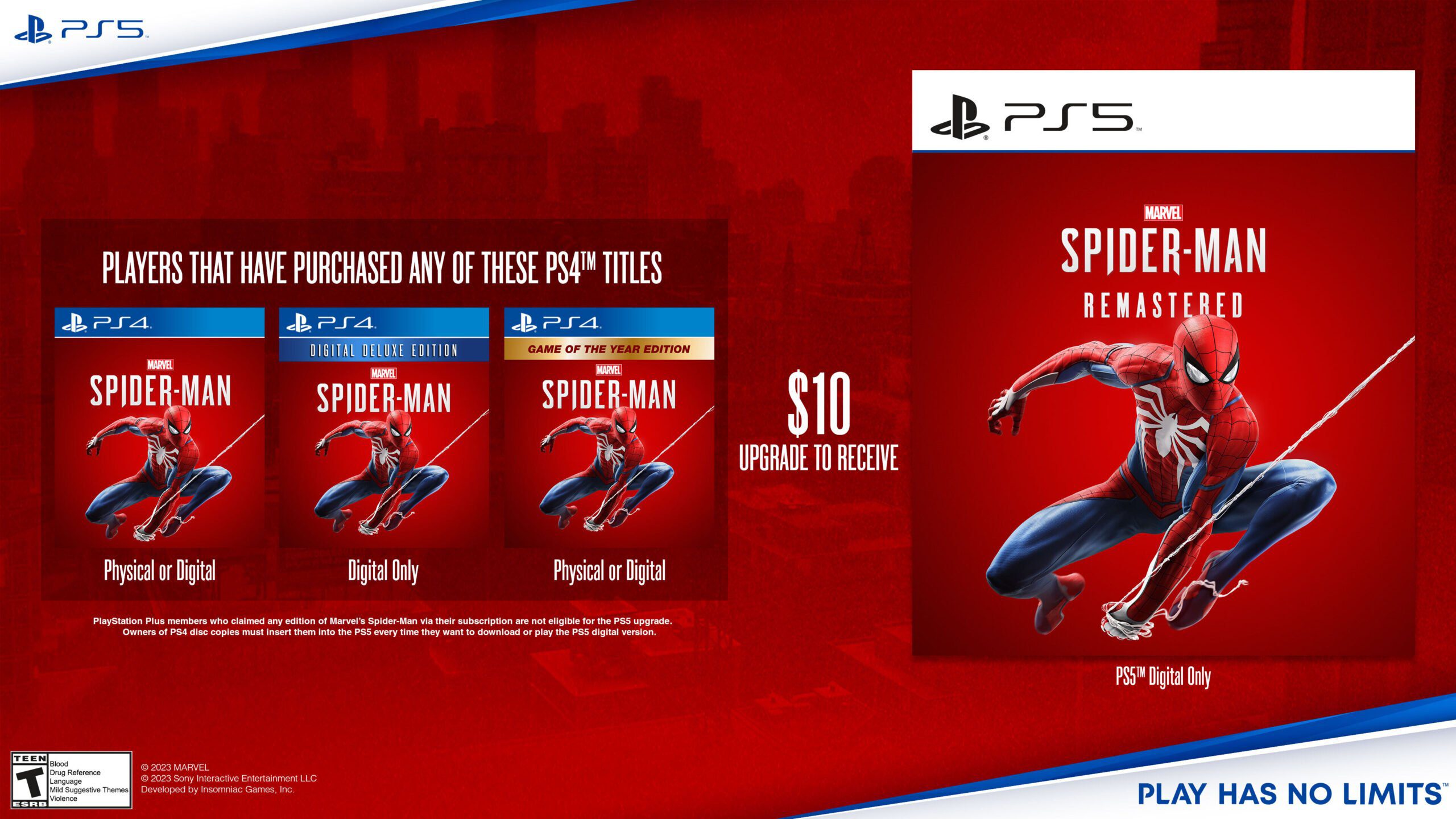 La version autonome de Marvel's Spider-Man Remastered PS5 sera lancée en mai [Update: May 4]    
