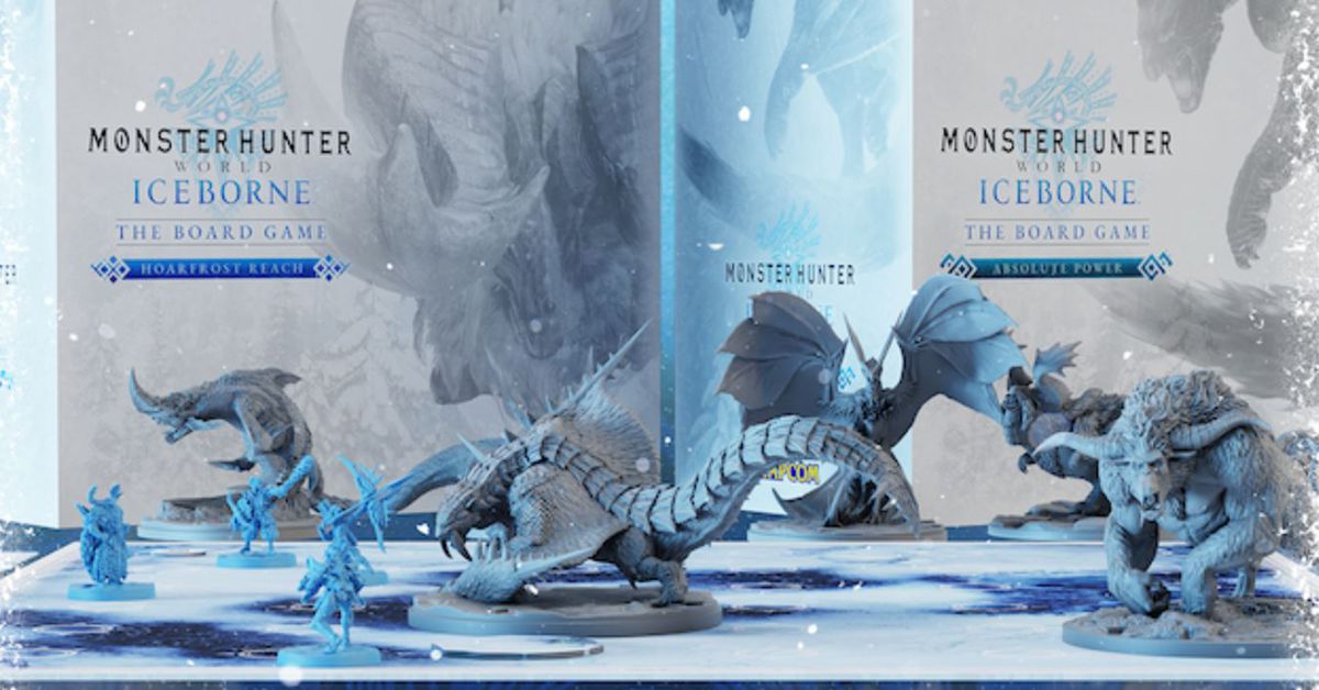 Lancement du jeu de société Monster Hunter World: Iceborne et financement rapide sur Kickstarter 
