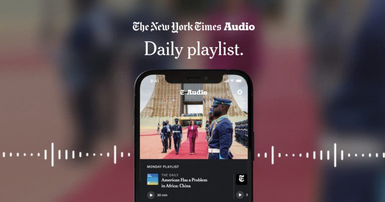 L’application New York Times Audio est un appel à ses auditeurs de podcast les plus lourds