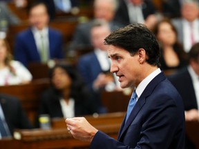 Justin Trudeau en QP