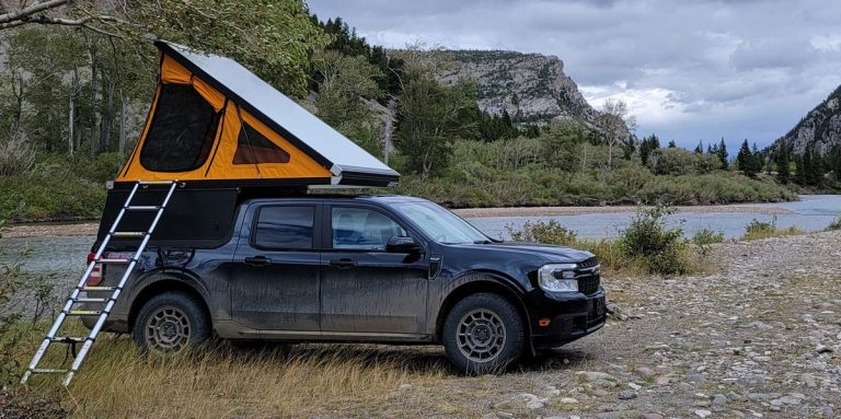 Le camping-car à plate-forme de GoFastCampers ajoute de l’utilité au Ford Maverick