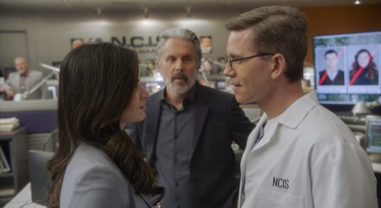 Katrina Law, Gary Cole, and Brian Dietzen in