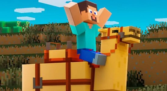 Minecraft 1.20 - Steve celebrates his new camel pal