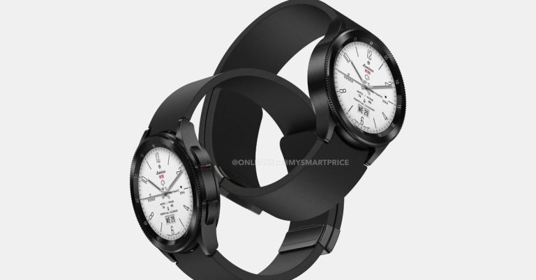 Les images divulguées de la Samsung Galaxy Watch 6 présentent une lunette tournante