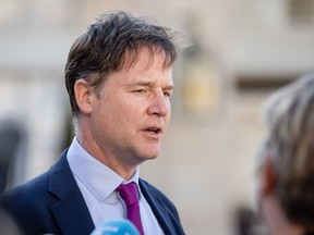 Président des affaires mondiales chez Facebook Nick Clegg