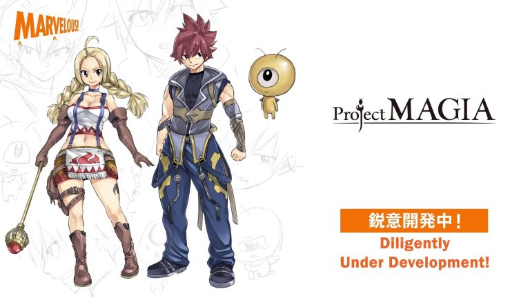 Marvelous annonce Project Magia avec des designs de personnages par Hiro Mashima    
