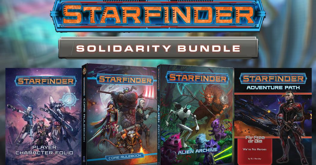 Obtenez jusqu'à 423 $ de textes Starfinder pour seulement 45 $ chez Humble
