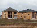 Maisons en construction à Ottawa. 