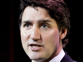 Justin Trudeau prend la parole à Toronto le 26 mai 2023.