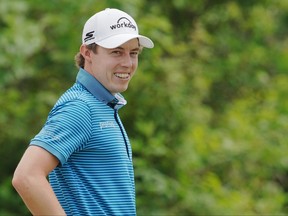 23 avril 2023 ;  Avondale, Louisiane, États-Unis ;  Matt Fitzpatrick se dirige vers le deuxième tee lors de la dernière ronde du tournoi de golf Zurich Classic of New Orleans.