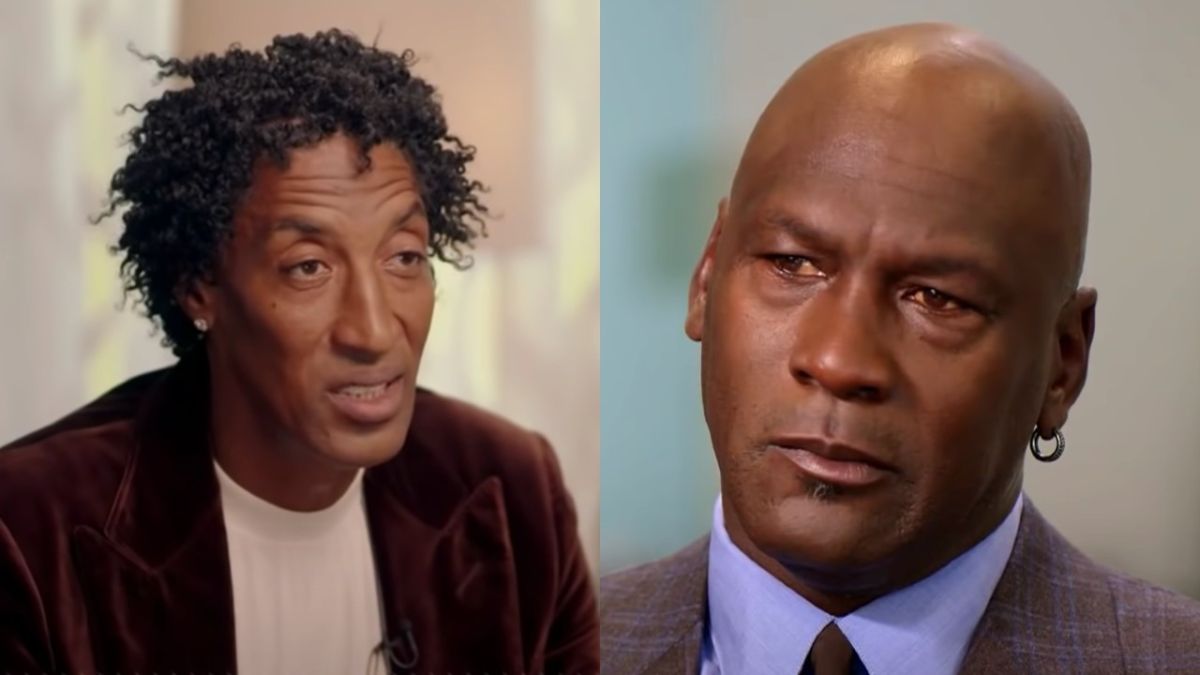 Scottie Pippen and Michael Jordan