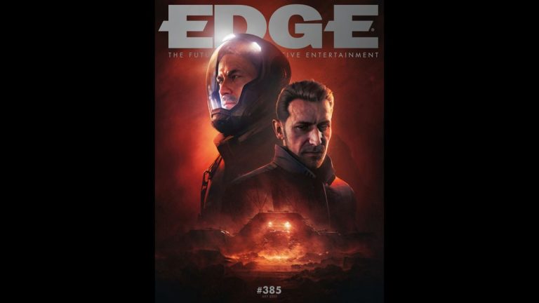 Troy Baker et Roger Clark s’affrontent dans le thriller de science-fiction Fort Solis, star de la couverture d’Edge 385