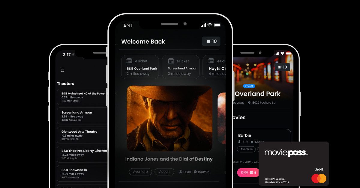 Un MoviePass ressuscité est lancé aujourd'hui avec quatre plans et une vague promesse 