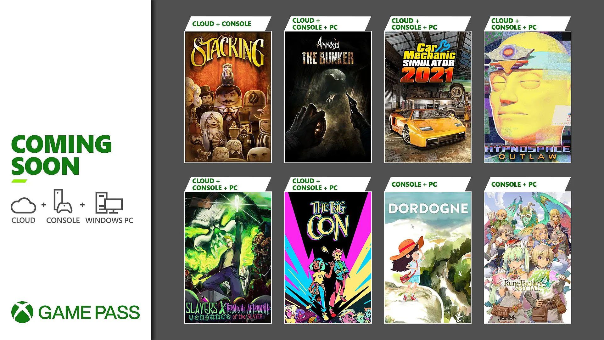 Xbox Game Pass ajoute Amnesia: The Bunker, The Big Con, Dordogne et plus début juin    
