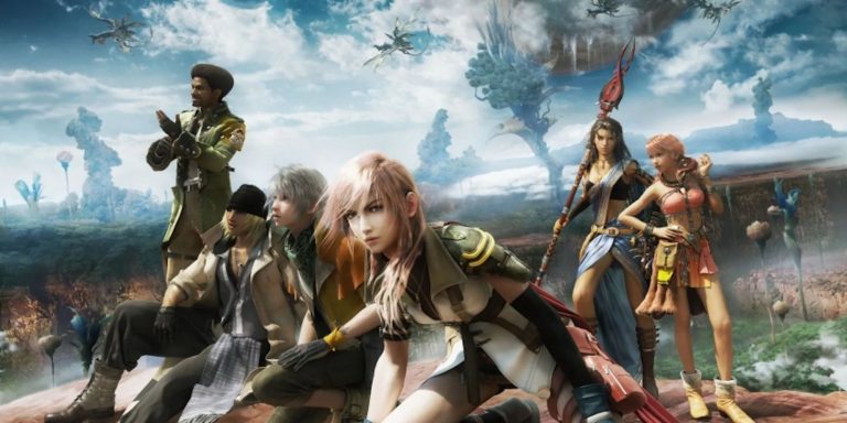 Final Fantasy 13 promo art group picture