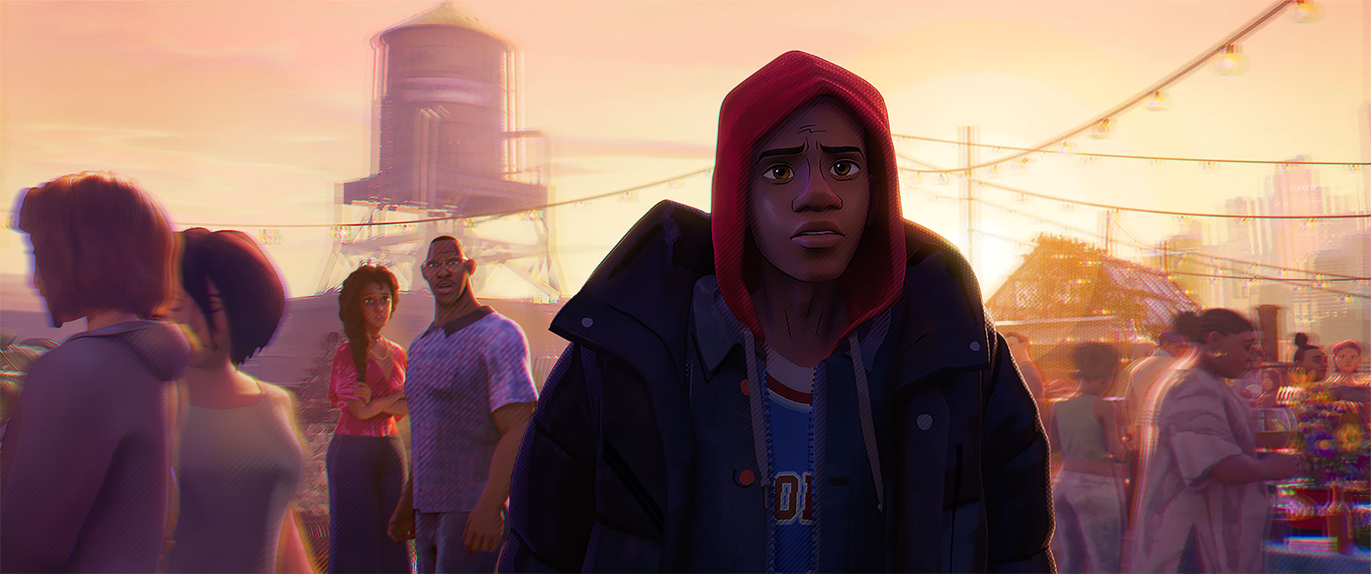 Miles Morales dans Spider-Man : A travers le Spider-Verse