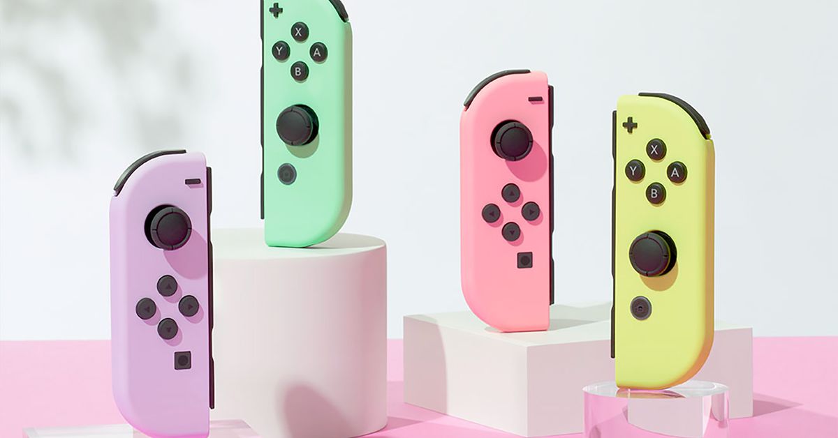 Nintendo a de nouveaux Joy-Cons colorés à venir
