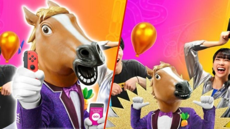 Aléatoire: Nintendo Of Europe rend le cheval de tout le monde 1-2-Switch! Comiquement petit
