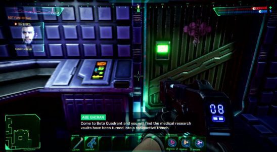 Here is exactly where to find and how to actually get the pulse rifle in the System Shock remake, to get a real gun to shoot enemies.